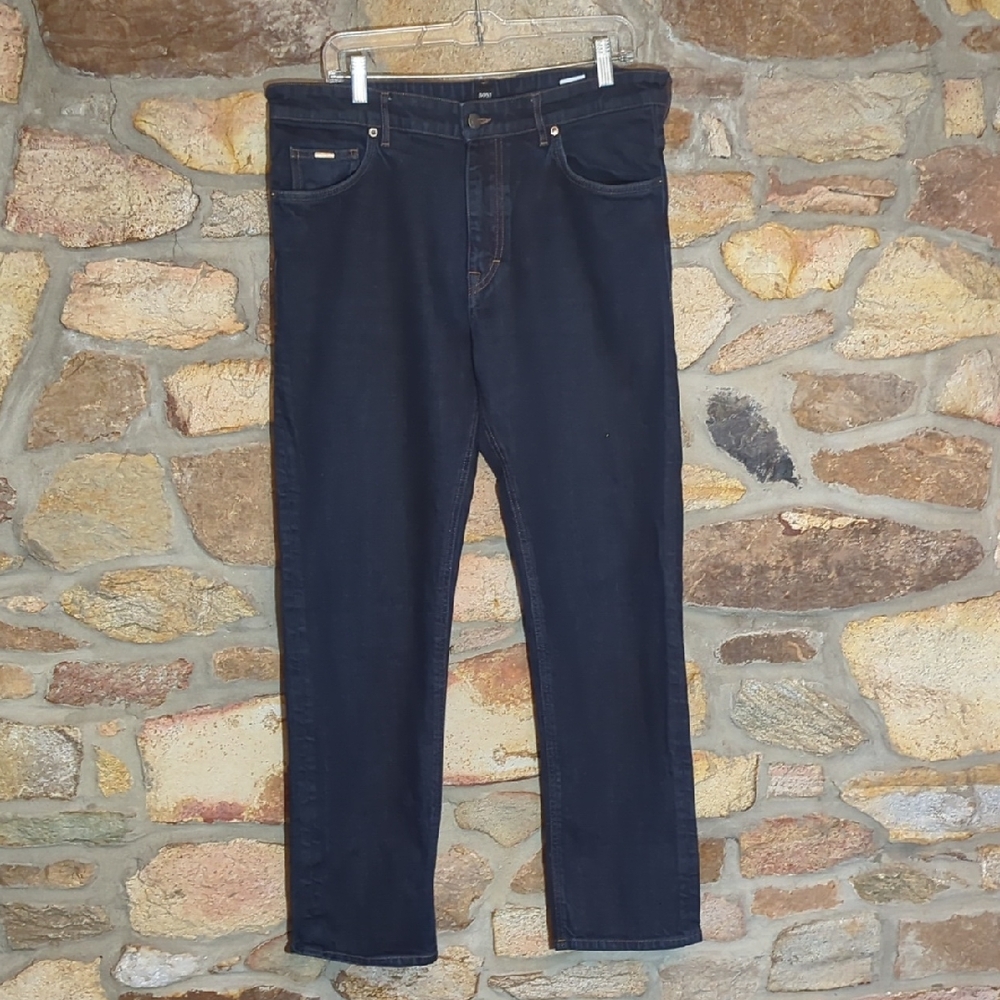 Hugo Boss Dark Wash Candiani Denim Jeans